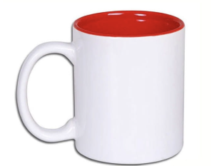 Kubki reklamowe z nadrukiem z kolorowym środkiem - 330 ml (1)
